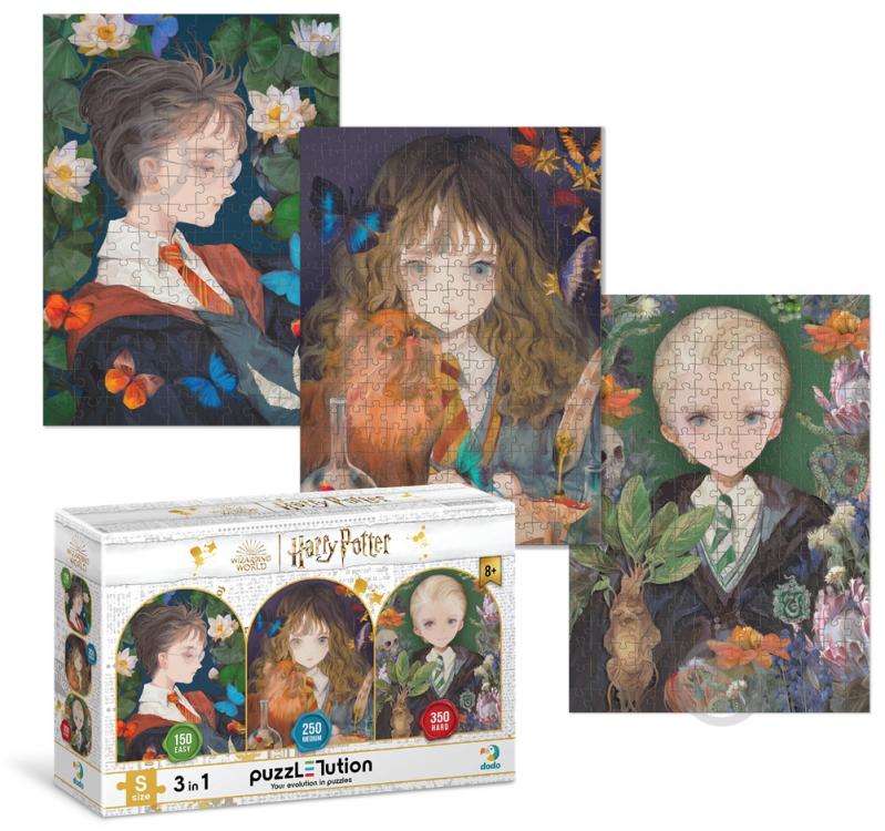 Пазли DoDo 3 в 1 Harry Potter. Мрія і фантазія на 150, 250, 350 елементів 200574 - фото 2 Пазли DoDo 3 в 1 Harry Potter. Мрія і фантазія на 150, 250, 350 елементів 200574 - фото 2