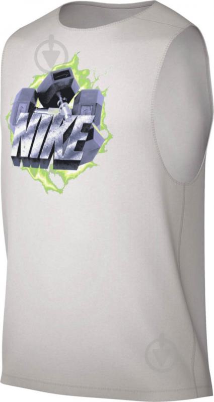 Футболка Nike DF VINTAGE MUSCLE GFX DX0908-012 р.XL сірий - фото 5