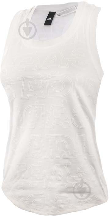 Футболка Adidas Printed Tank Top AX7435 р.L белый - фото 1