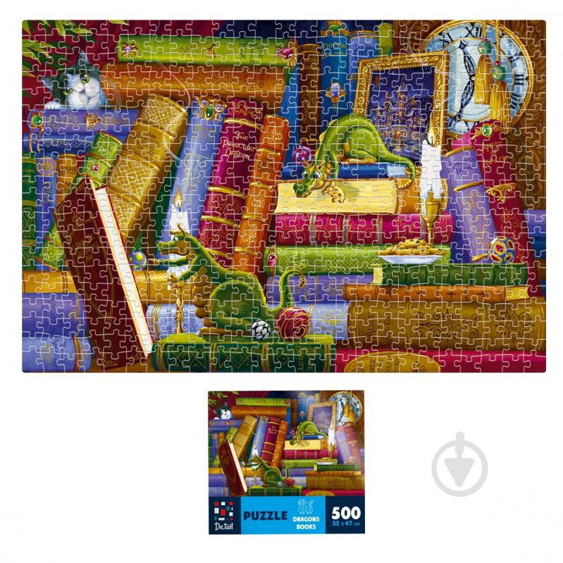 Пазлы De.tail Книги о драконах DT500-12 - фото 3
