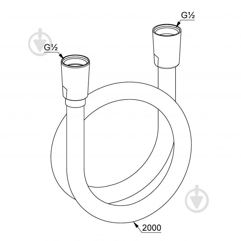 Шланг для душу Kludi Logoflex 610570500 - фото 2