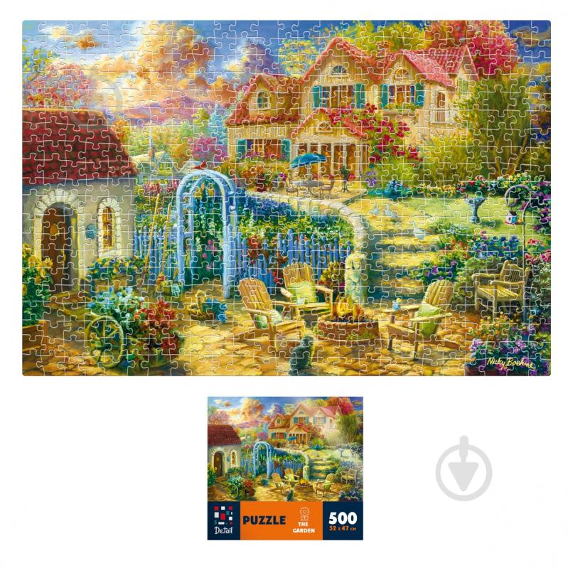 Пазлы De.tail Сад DT500-15 - фото 3 Пазлы De.tail Сад DT500-15 - фото 3