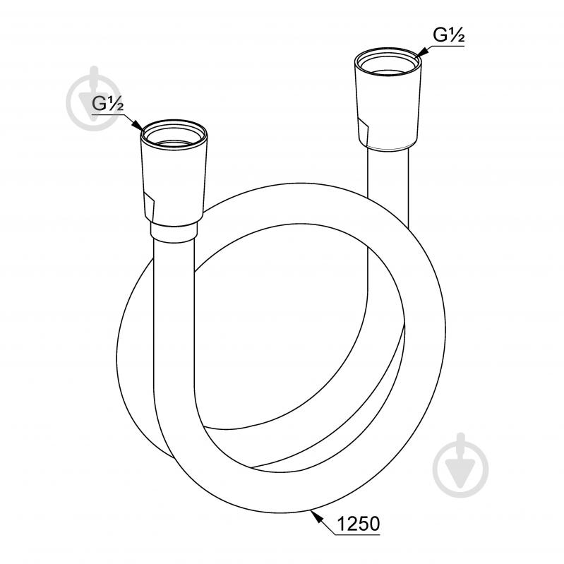 Душевой шланг Kludi Suparaflex White DN 15 610719100 - фото 2