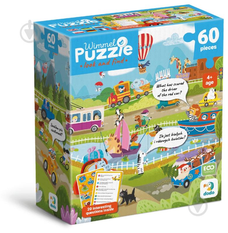 Пазл DoDo Чудо-транспорт, 60 элементов 300660 - фото 1