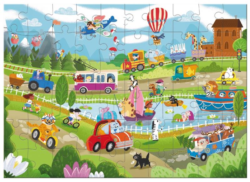 Пазл DoDo Чудо-транспорт, 60 элементов 300660 - фото 4