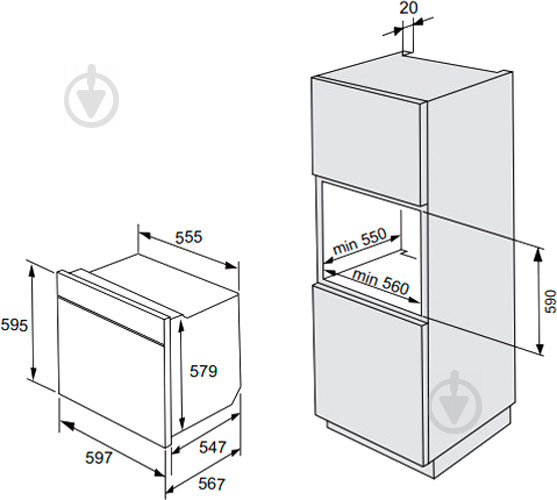 Электрический духовой шкаф gorenje bo 76 syw белый