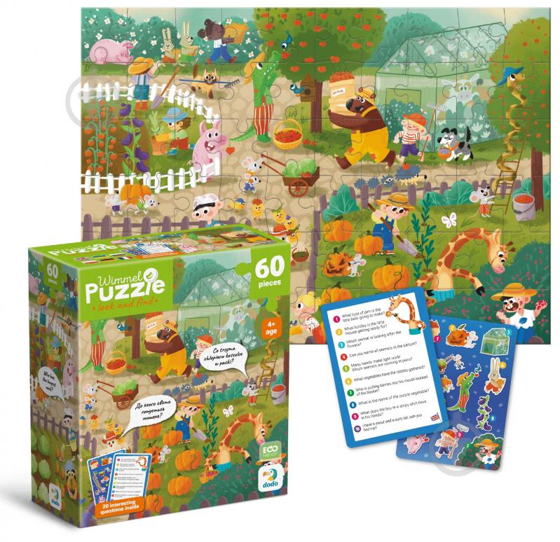 Пазл DoDo Лето в деревне, 60 элементов 300659 - фото 2 Пазл DoDo Лето в деревне, 60 элементов 300659 - фото 2