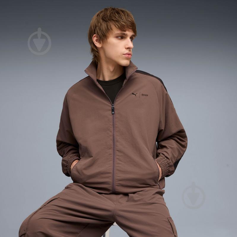 Джемпер Puma PUMA X RIPNDIP T7 Oversized Track Jacket WV 63241841 р.XL коричневий - фото 1 Джемпер Puma PUMA X RIPNDIP T7 Oversized Track Jacket WV 63241841 р.XL коричневий - фото 1