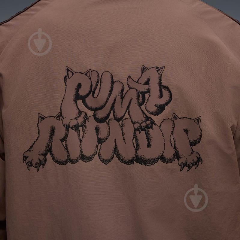 Джемпер Puma PUMA X RIPNDIP T7 Oversized Track Jacket WV 63241841 р.XL коричневий - фото 4 Джемпер Puma PUMA X RIPNDIP T7 Oversized Track Jacket WV 63241841 р.XL коричневий - фото 4