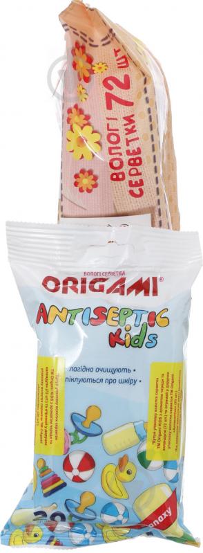 Детские влажные салфетки Origami Kids Череда и календула + Antibacterial 92 шт. - фото 3