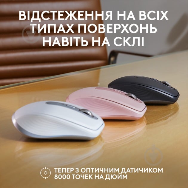 Мышка беспроводная Logitech MX Anywhere 3S Bluetooth graphite (L910-006929) - фото 2