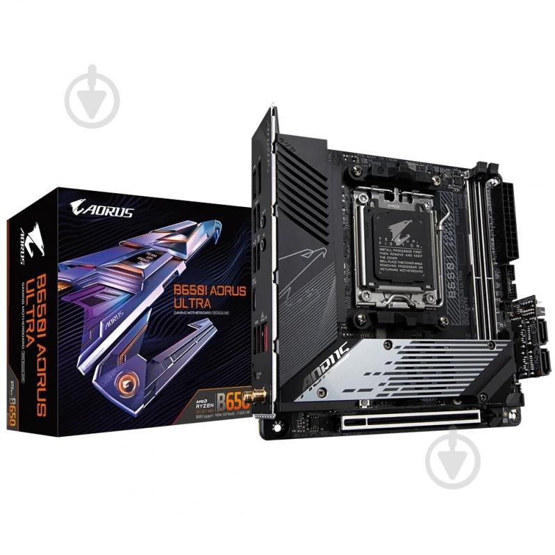 Материнская плата Gigabyte B650I AORUS ULTRA (Socket AM5, AMD B650, mini ITX) - фото 6