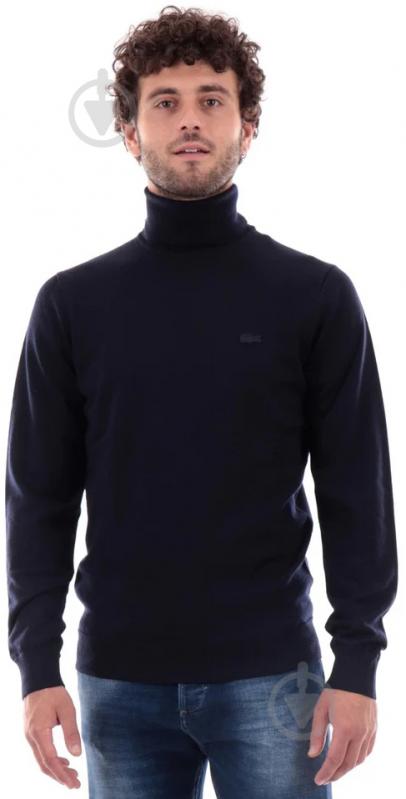 Світшот Lacoste TURTLENECK SWEATER AH1959166 р.M чорний - фото 1