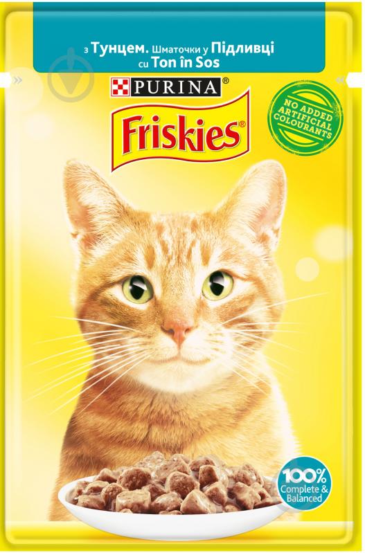 Корм Friskies с тунцом в подливке 85 г - фото 1