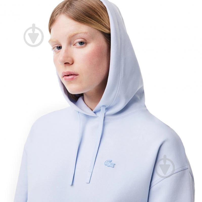 Джемпер Lacoste HOODED SWEATSHIRT SF0281J2G р.L голубой - фото 3