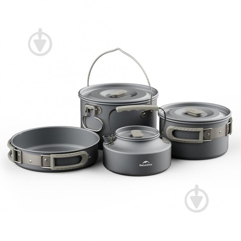 Сковородка туристическая Naturehike ø17,5 мм 4,1 мм со складной ручкой CNK2450CF010, алюминий. - фото 2 Сковородка туристическая Naturehike ø17,5 мм 4,1 мм со складной ручкой CNK2450CF010, алюминий. - фото 2