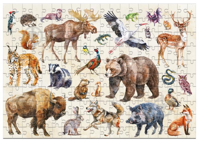 Пазл DoDo Монтессори Лесные животные, 200 элементов 300629 - фото 3 Пазл DoDo Монтессори Лесные животные, 200 элементов 300629 - фото 3