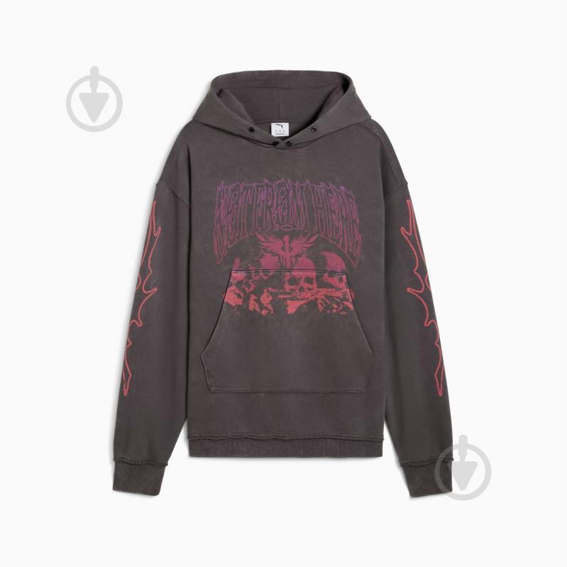 Джемпер Puma LaMelo World Tour-nament Hoodie 63243301 р.XL сірий - фото 4 Джемпер Puma LaMelo World Tour-nament Hoodie 63243301 р.XL сірий - фото 4