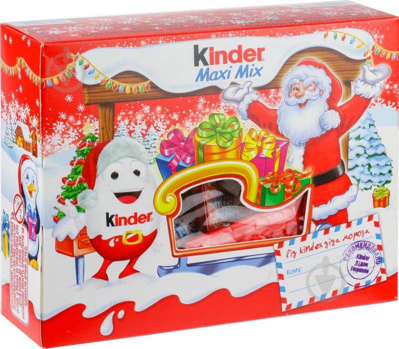 Новорічний набір Kinder «Посилка» Т1х10 240 г (2222003584013) - фото 1