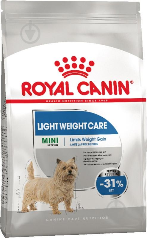 Корм сухой для взрослых собак для малых пород Royal Canin MINI LIGHT WEIGHT CARE (Мини Лайт Вейт Кер), 3 кг 3 кг - фото 1