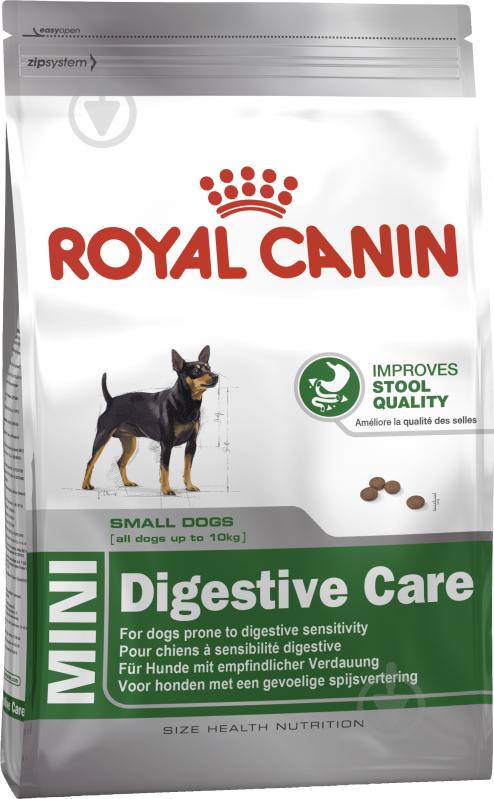 Корм сухой для взрослых собак для малых пород Royal Canin MINI DIGESTIVE CARE (Мини Дайджестив Кер), 1 кг 1 кг - фото 1