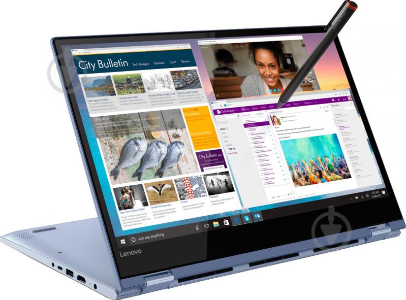 Ноутбук Lenovo Yoga 530 14" (81EK00KURA) blue - фото 7