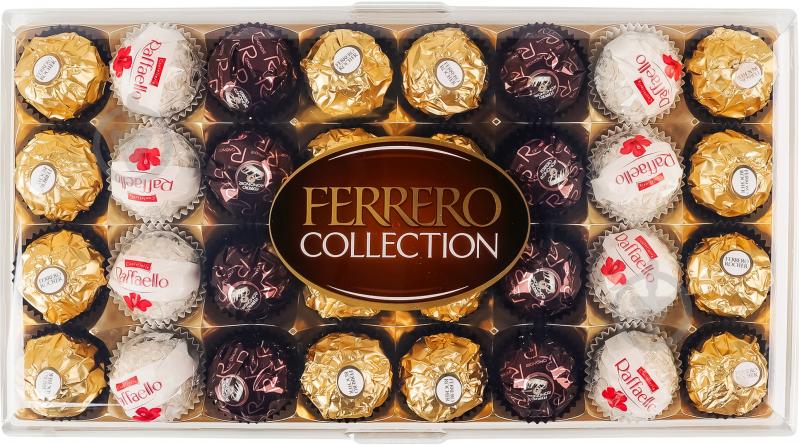 Цукерки Ferrero Ferrero Collection Т32 359,2 г (2222003090019,4008400898124,8000) - фото 1 Цукерки Ferrero Ferrero Collection Т32 359,2 г (2222003090019,4008400898124,8000) - фото 1