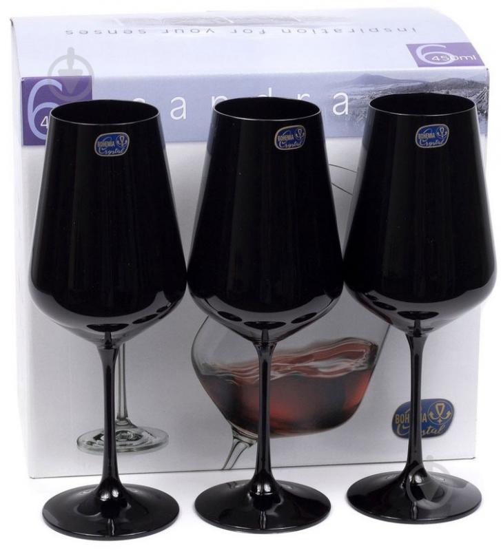 Набор бокалов для вина Bohemia Sandra 450 мл 6 шт. - фото 1 Набор бокалов для вина Bohemia Sandra 450 мл 6 шт. - фото 1