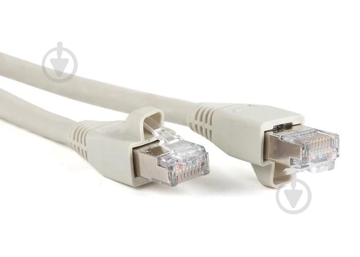 Патч-корд Kingda FTP 5e 0,5 м серый - фото 1