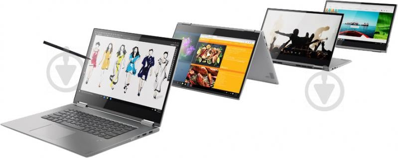 Ноутбук Lenovo Yoga 730 15.6" (81CU004YRA) dark grey - фото 6