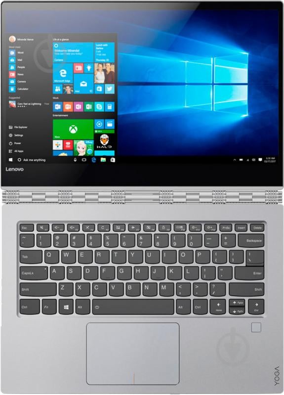 Ноутбук Lenovo Yoga 920 13.9" (80Y8005HRA) platinum - фото 4