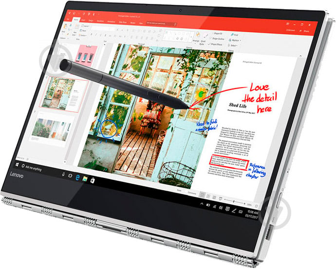 Ноутбук Lenovo Yoga 920 13.9" (80Y8005HRA) platinum - фото 7