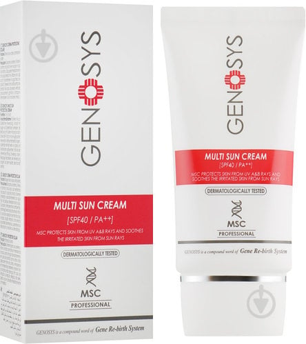 Крем сонцезахисний Genosys Multi Sun Cream SPF 40 40 мл - фото 1