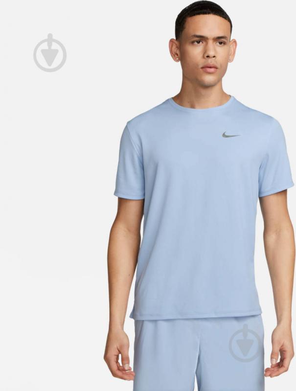 Футболка Nike DF UV MILER SS DV9315-479 р.2XL голубой - фото 1