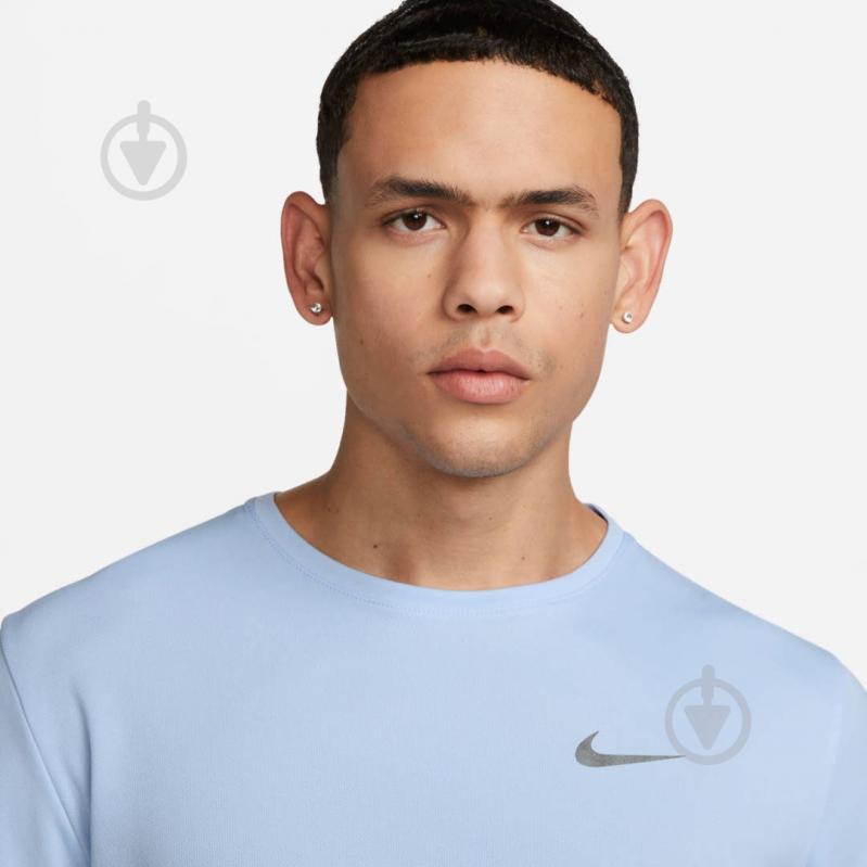 Футболка Nike DF UV MILER SS DV9315-479 р.2XL голубой - фото 3