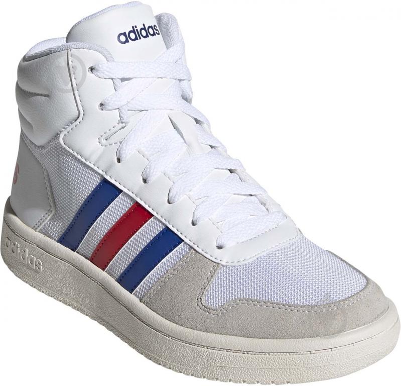 Кросівки Adidas HOOPS MID 2.0 K FW9121 р.35,5 білі - фото 1