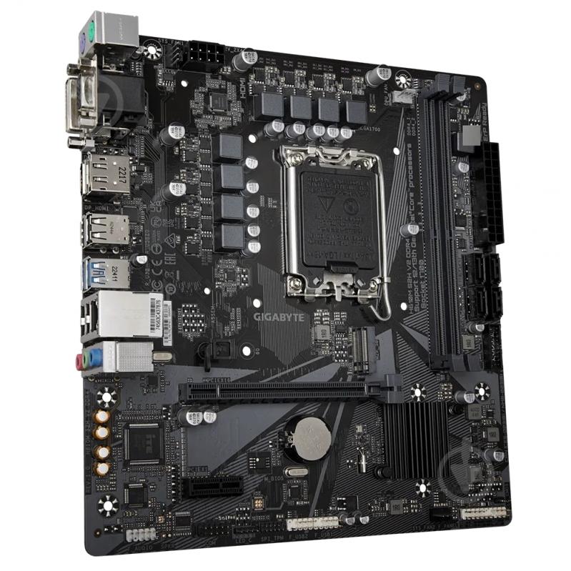 Материнская плата Gigabyte H610M S2H V2 (Socket 1700, Intel H610, micro ATX) - фото 2