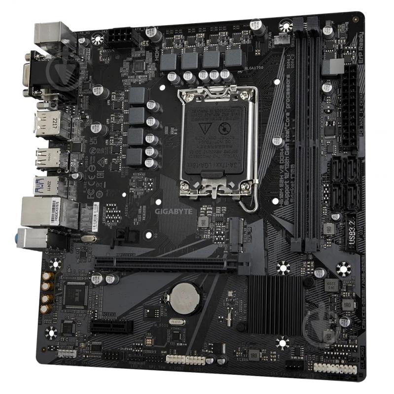 Материнская плата Gigabyte H610M S2H V2 (Socket 1700, Intel H610, micro ATX) - фото 3