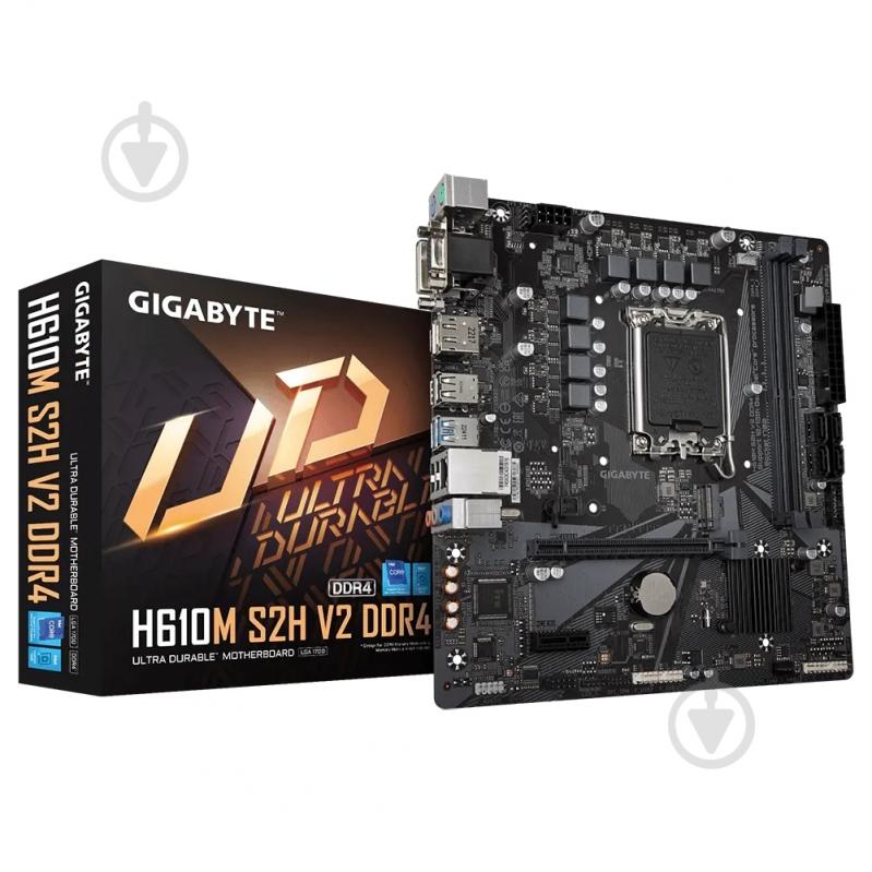Материнская плата Gigabyte H610M S2H V2 (Socket 1700, Intel H610, micro ATX) - фото 6
