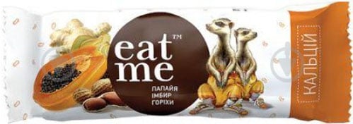 Батончик EatMe папайя-імбир-горіхи в йогурті 30 г (4820100550160) - фото 1