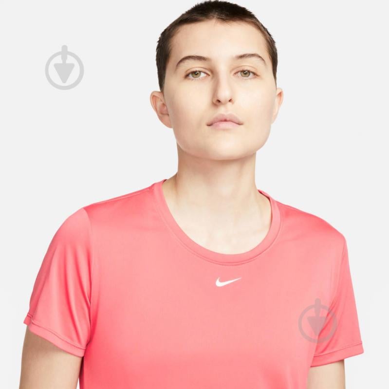 Футболка Nike W NK ONE DF SS STD TOP DD0638-894 р.S розовый - фото 3