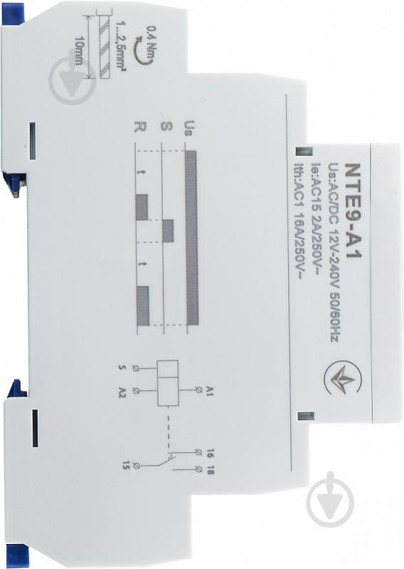 Реле часу з затримкою увімкнення Аско-Укрем NTE9-A1 - фото 4