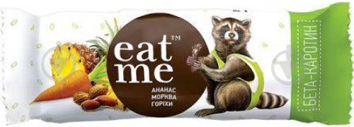 Батончик EatMe ананас-морква-горіхи в йогурті 30 г (4820100550214) - фото 1