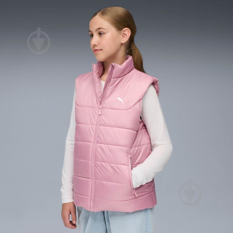 Жилет Puma ESS PADDED VEST р. 128 68522465 розовый - фото 1