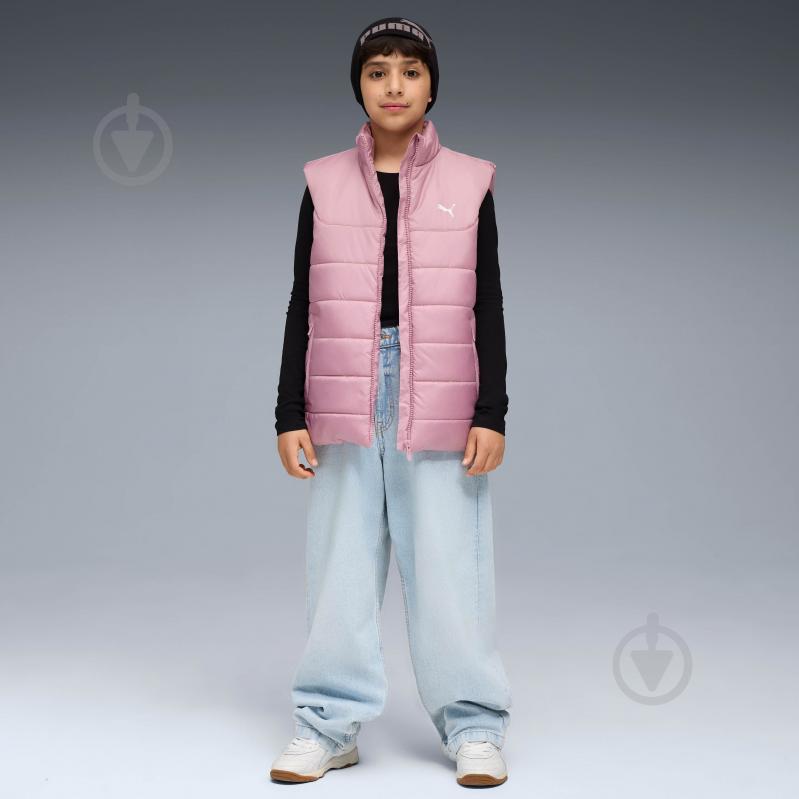 Жилет Puma ESS PADDED VEST р. 128 68522465 розовый - фото 4