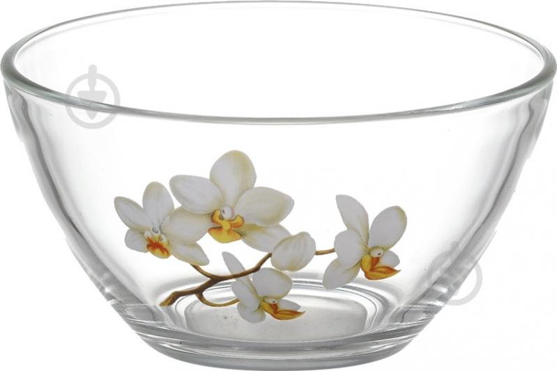 Набор салатников Galleryglass Орхидея 13 см 3 предмета - фото 1
