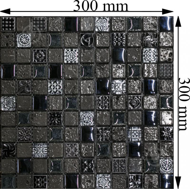 Мозаїка Intermatex Imperium Graphite 30x30 - фото 2