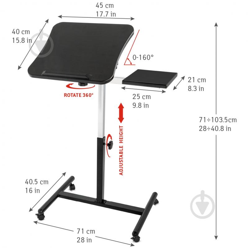 Столик для ноутбука (13582) Vanessa - фото 2