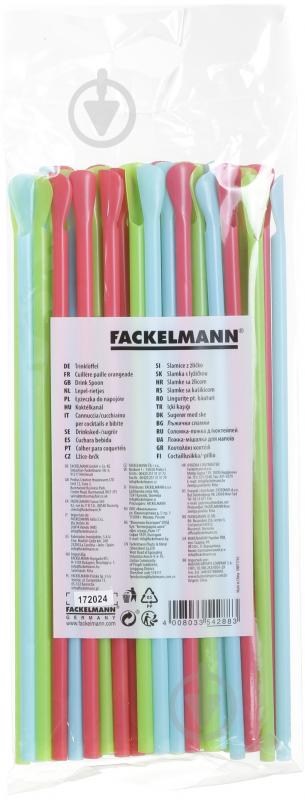 Набор трубочек Fackelmann 50 шт с ложечкой - фото 1