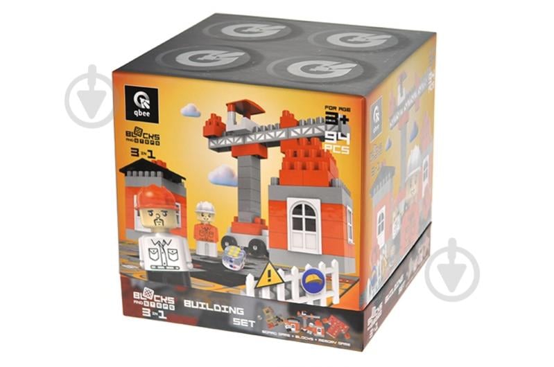 Конструктор qbee Block&Steps: Будівельний набір + ходилка і меморі гра 3в1 QB300-003 - фото 2 Конструктор qbee Block&Steps: Будівельний набір + ходилка і меморі гра 3в1 QB300-003 - фото 2